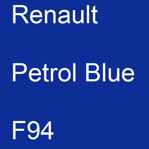 Renault, Petrol Blue, F94.